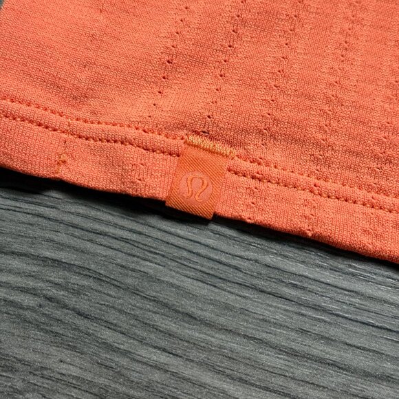 Lululemon Women's Train to Be Tank Top - Orange - Picture 4 of 6